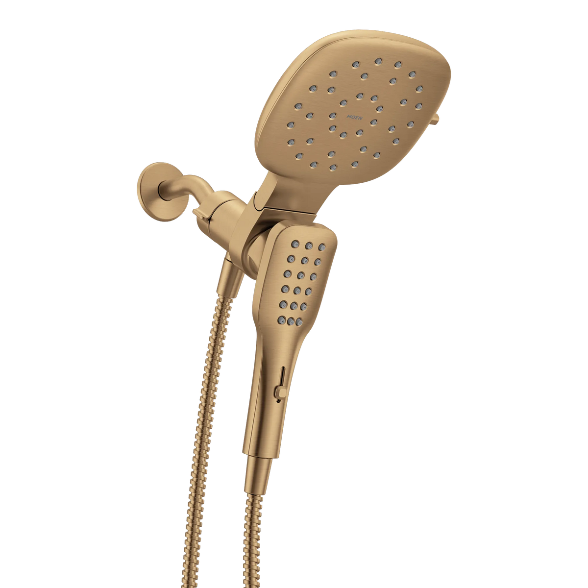 Moen 220C5BZG Verso Bronzed Gold Infinite 7" Diameter Spray Head Standard with Handshower