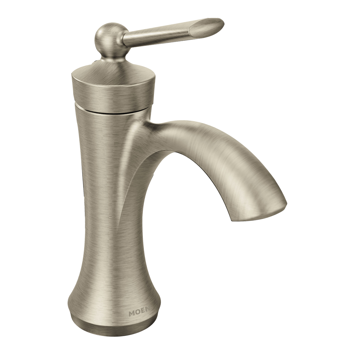 Moen 4500BN Wynford Brushed Nickel One-Handle High Arc Bathroom Faucet