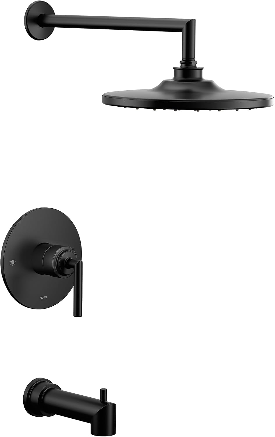 MOEN UTS32003BL Arris M-CORE 1-Handle Tub and Shower Trim Kit in Matte Black — view 3