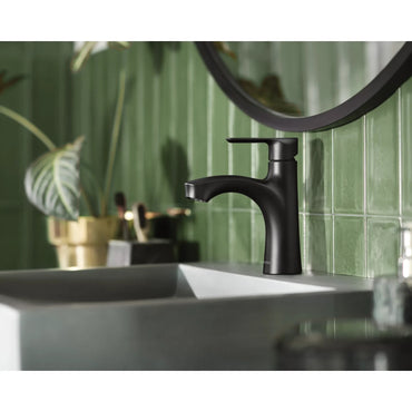 Moen 84516BL Findlay One-Handle High Arc Bathroom Faucet Matte Black