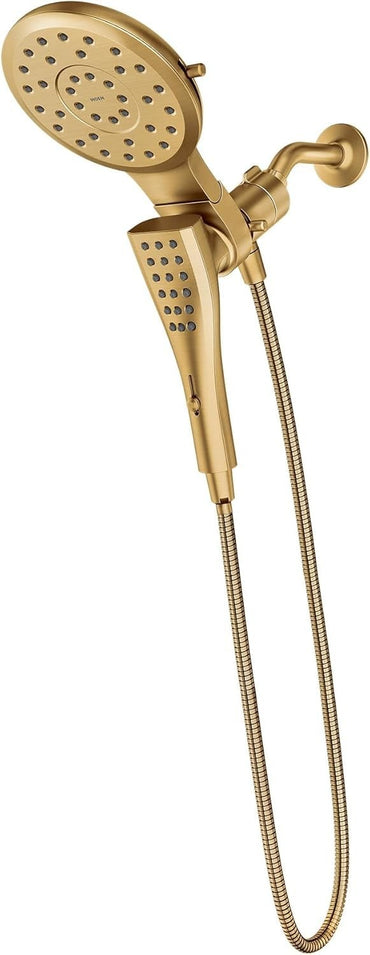 Moen 220C3BG Verso Combination Shower Head Brushed Gold Magnetix Handshower New