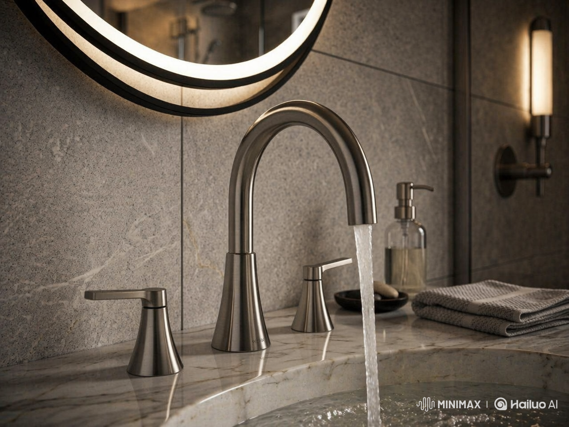 Moen T430BN Jase Roman Tub Faucet Brushed Nickel 2 Handle Non Diverter Trim