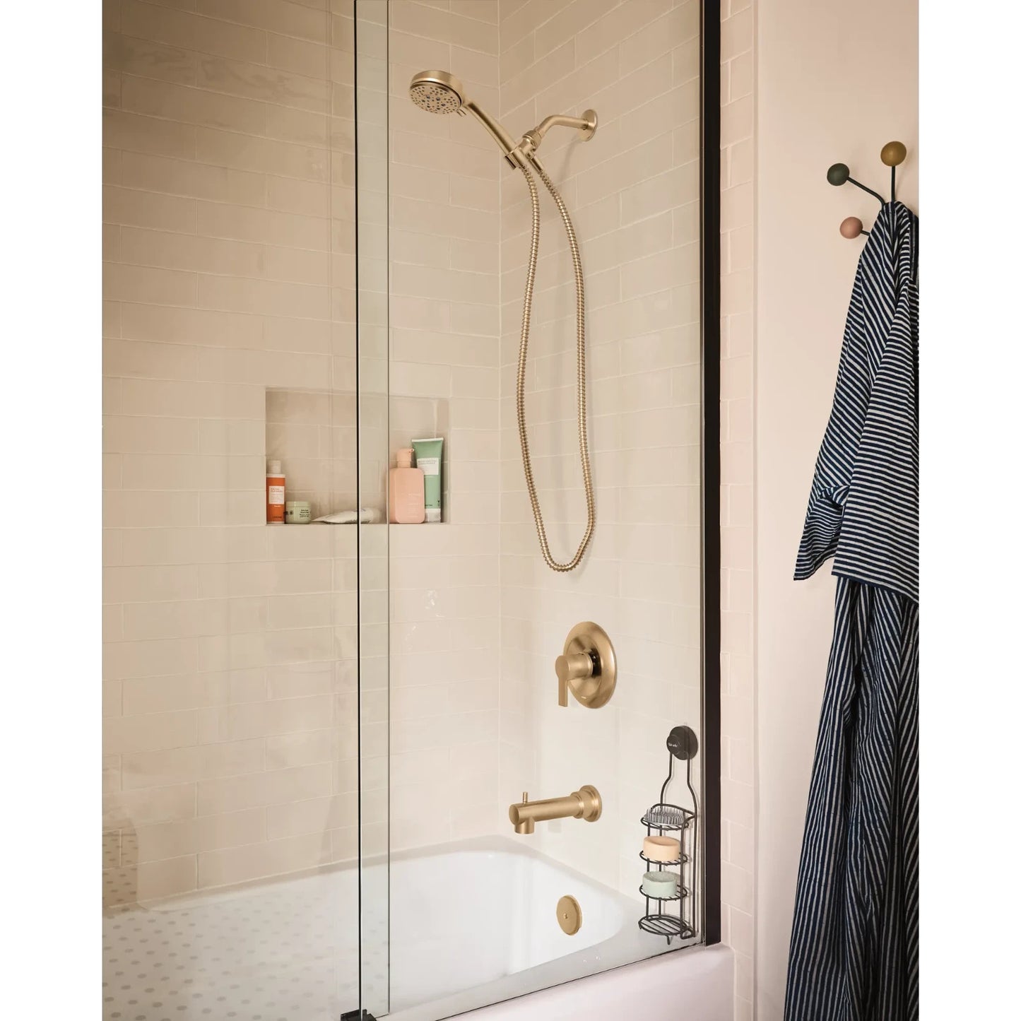 Moen Meena 82618BZG Bronzed Gold Posi-Temp Tub Shower Faucet