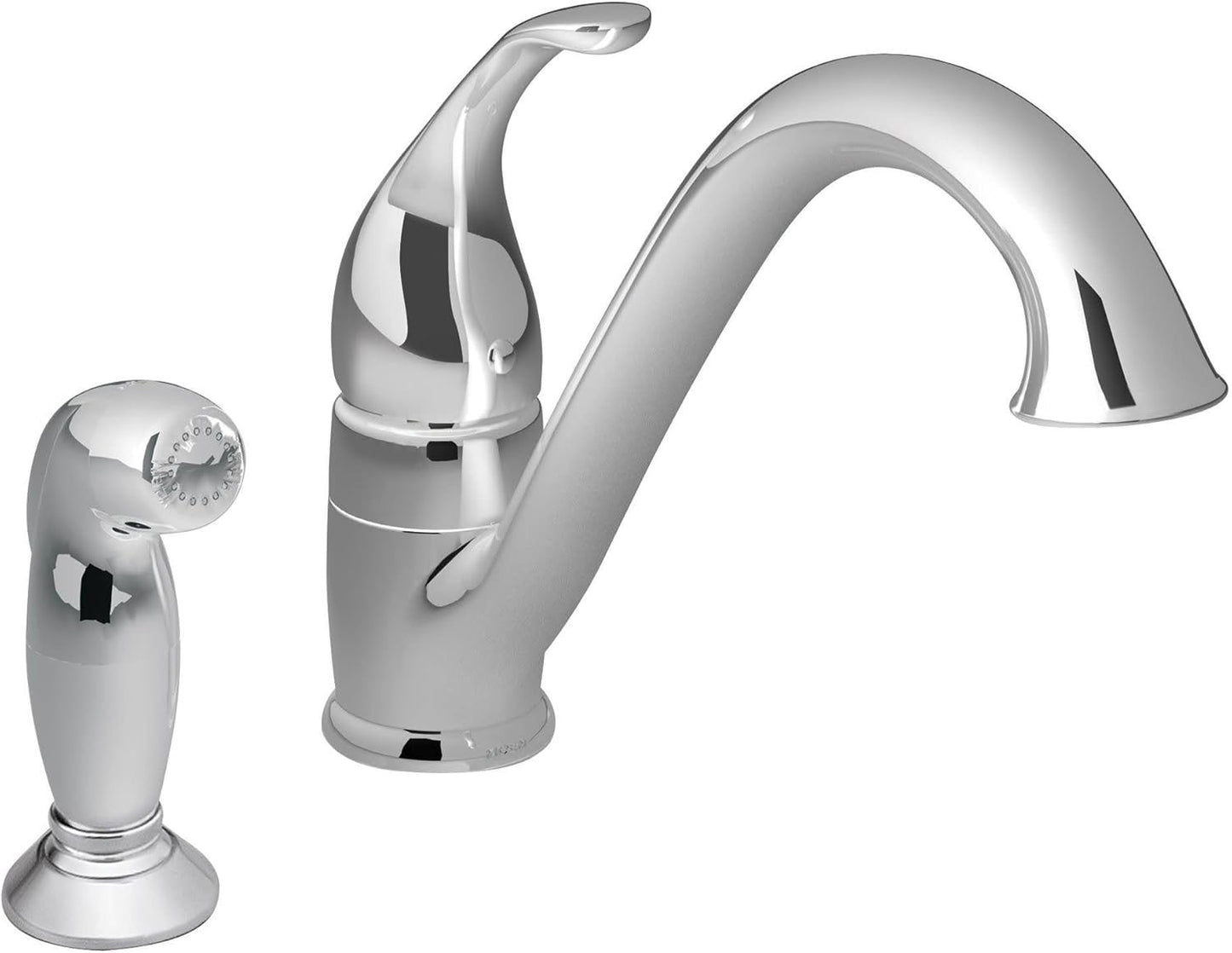 Moen 7840 Camerist Single Handle Kitchen Faucet Chrome Low Arc