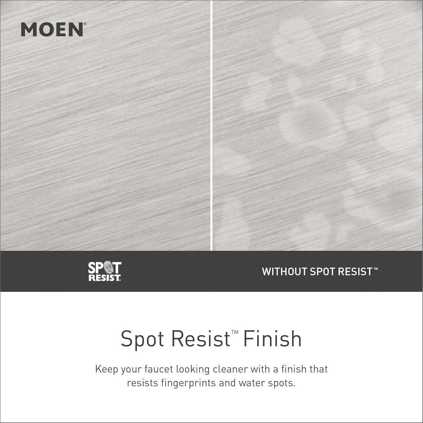 Moen WSL84502SRN Adler Spot Resist Brushed Nickel Single-Handle Bathroom Faucet