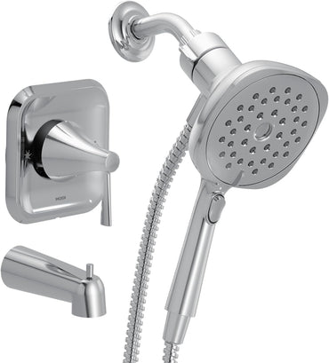 Moen 82022 Ronan Posi-Temp Tub and Shower Faucet Kit Chrome — view 2