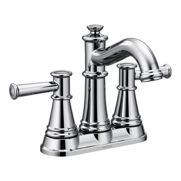 Moen 6401 Belfield Chrome Two-Handle High Arc Bathroom Faucet