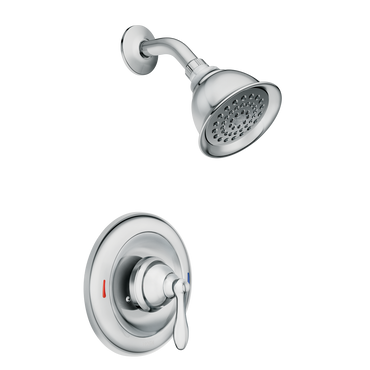 Moen 82495C Caldwell Shower Faucet Set Chrome Posi-Temp Trim WaterSense
