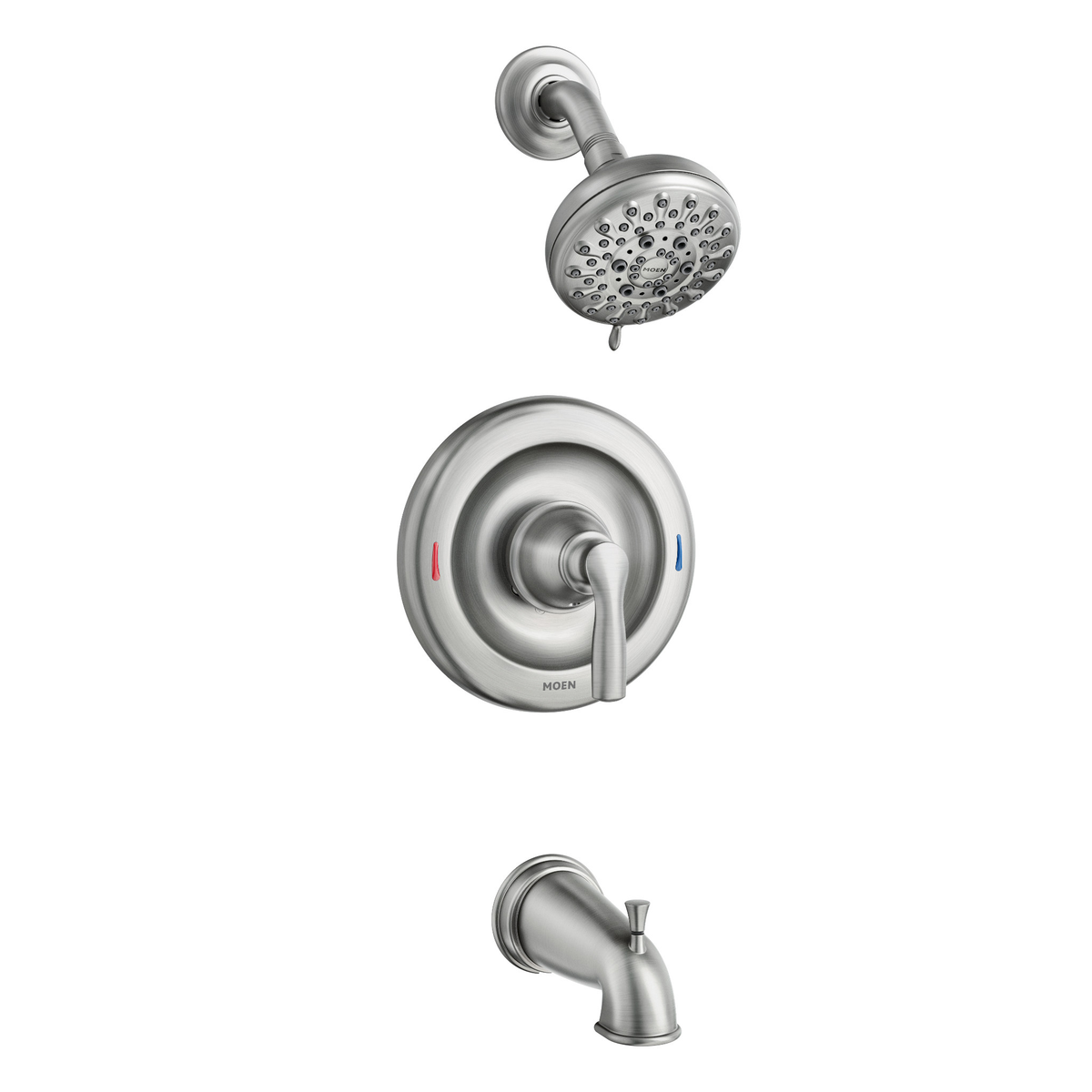 Moen 82537BRB Hilliard Mediterranean Bronze Posi-Temp Tub/Shower