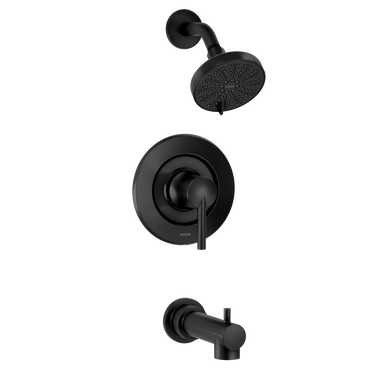Moen 82770BL Arlys Matte Black Posi-Temp Tub/Shower