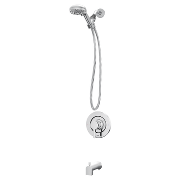 Moen 82775SRN Beric Spot resist brushed nickel Posi-Temp tub/shower