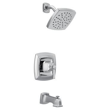 Moen 82922 Conway Posi-Temp Tub Shower Faucet Trim Kit Chrome Rainshower WaterSense