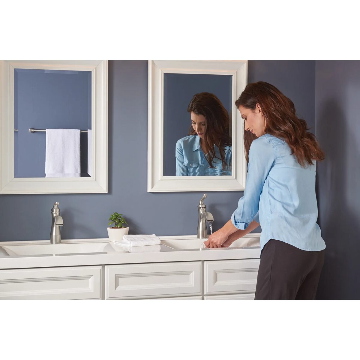 Moen 84303SRN Bathroom Faucets Spot Resist Brushed Nickel — view 9