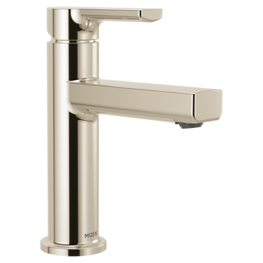 Moen 84627NL Rinza Polished Nickel One-Handle High Arc Bathroom Faucet