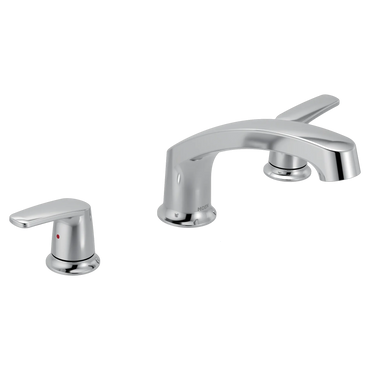 Moen T5990 Chateau Chrome two-handle low arc roman tub faucet