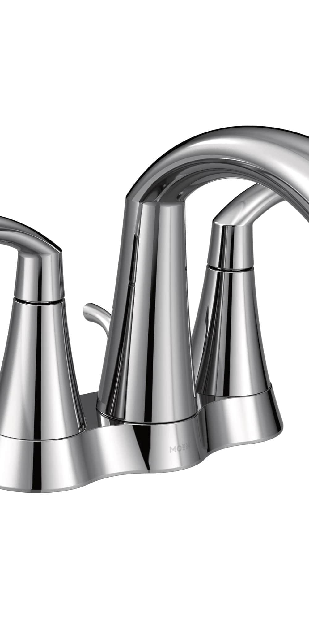 Moen 66172 Glyde Centerset Bathroom Faucet - Chrome — view 3