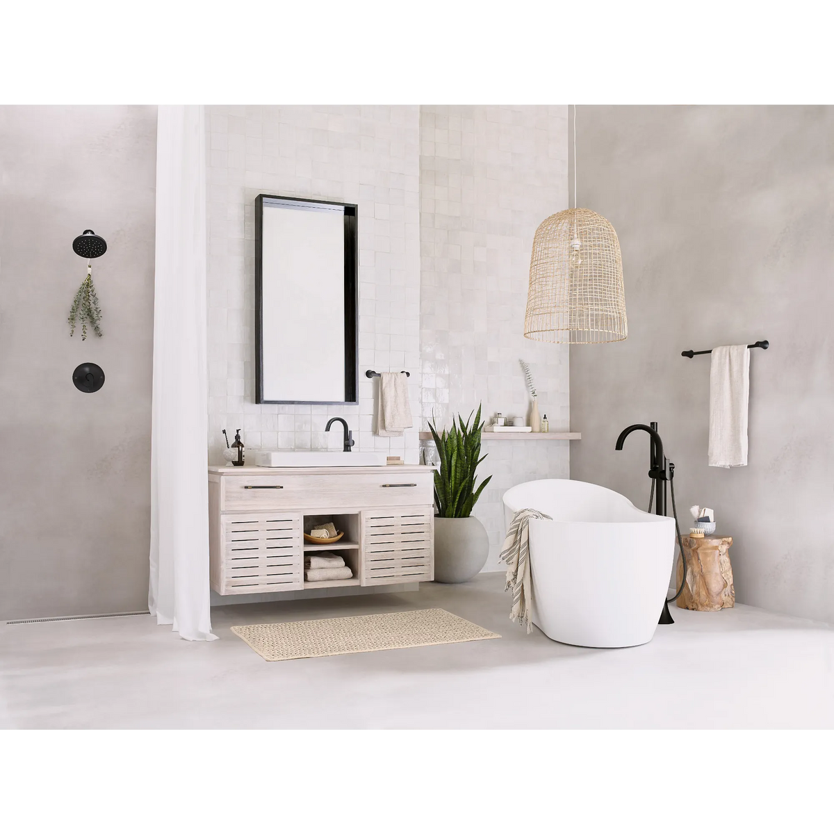 MOEN Doux TS2202BL Single-Handle Posi-Temp Shower Faucet Kit 2.5 GPM Matte Black - 4