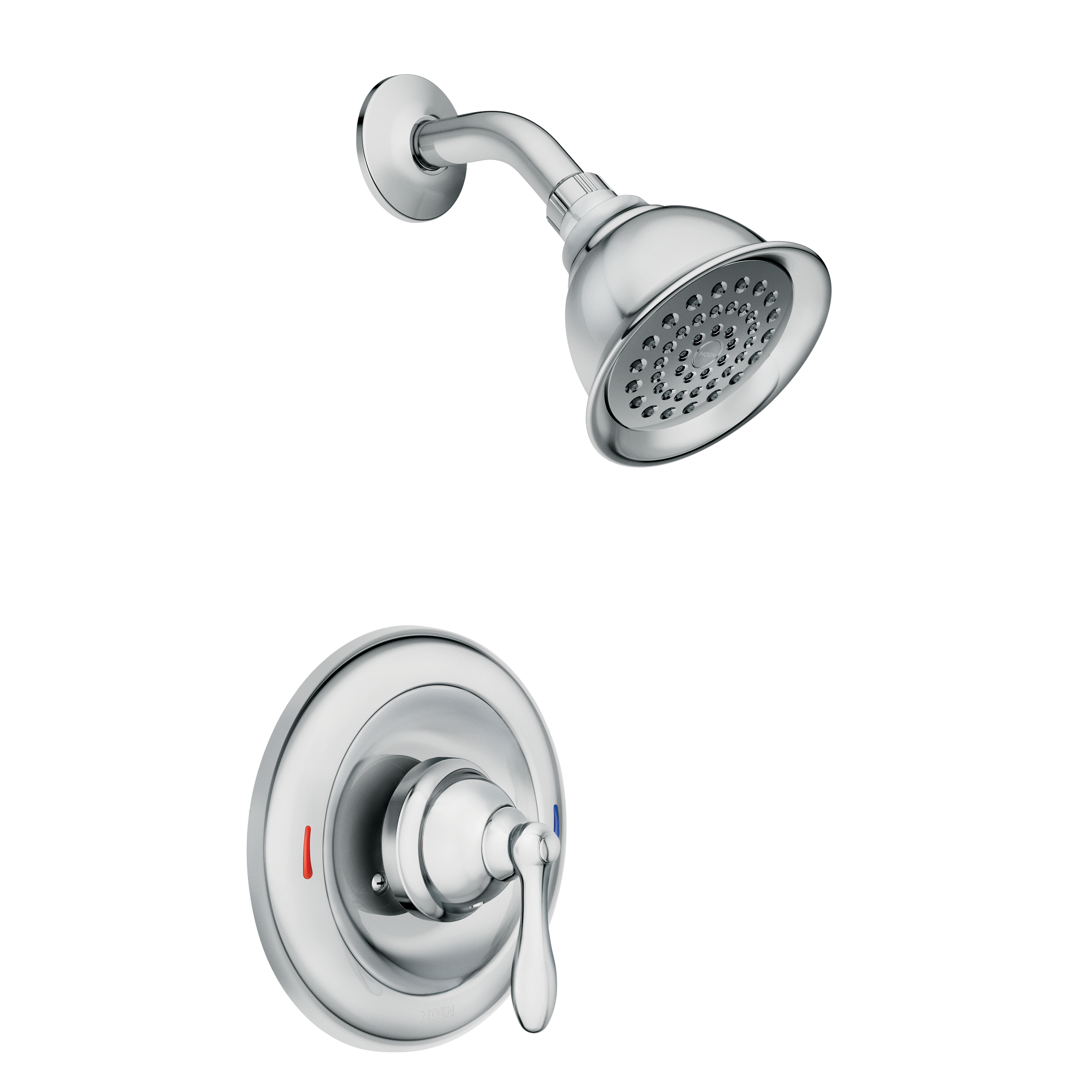 Moen 82495C Caldwell Shower Faucet Set Chrome Posi-Temp Trim WaterSense - 1