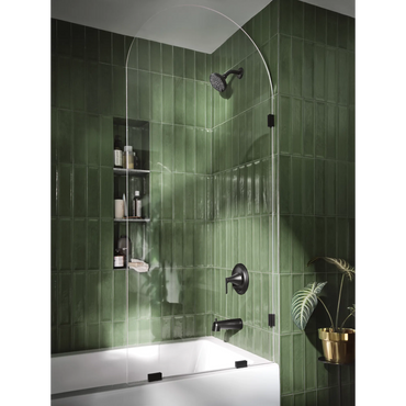 Moen 82518BL Findlay Posi-Temp Tub Shower Faucet Set Matte Black 6-Function - 2