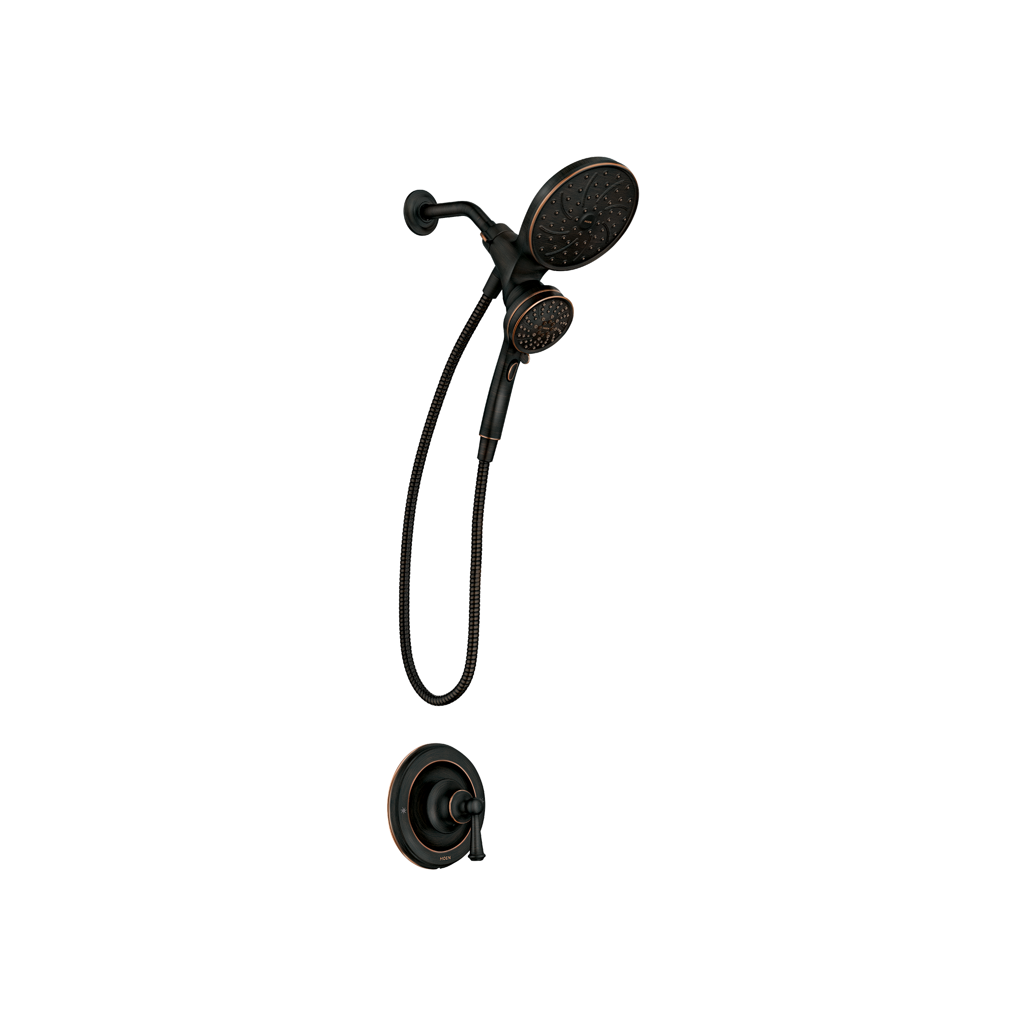 Moen 82610BRB Brecklyn Tub Shower Mediterranean Bronze Magnetix Handheld - 1