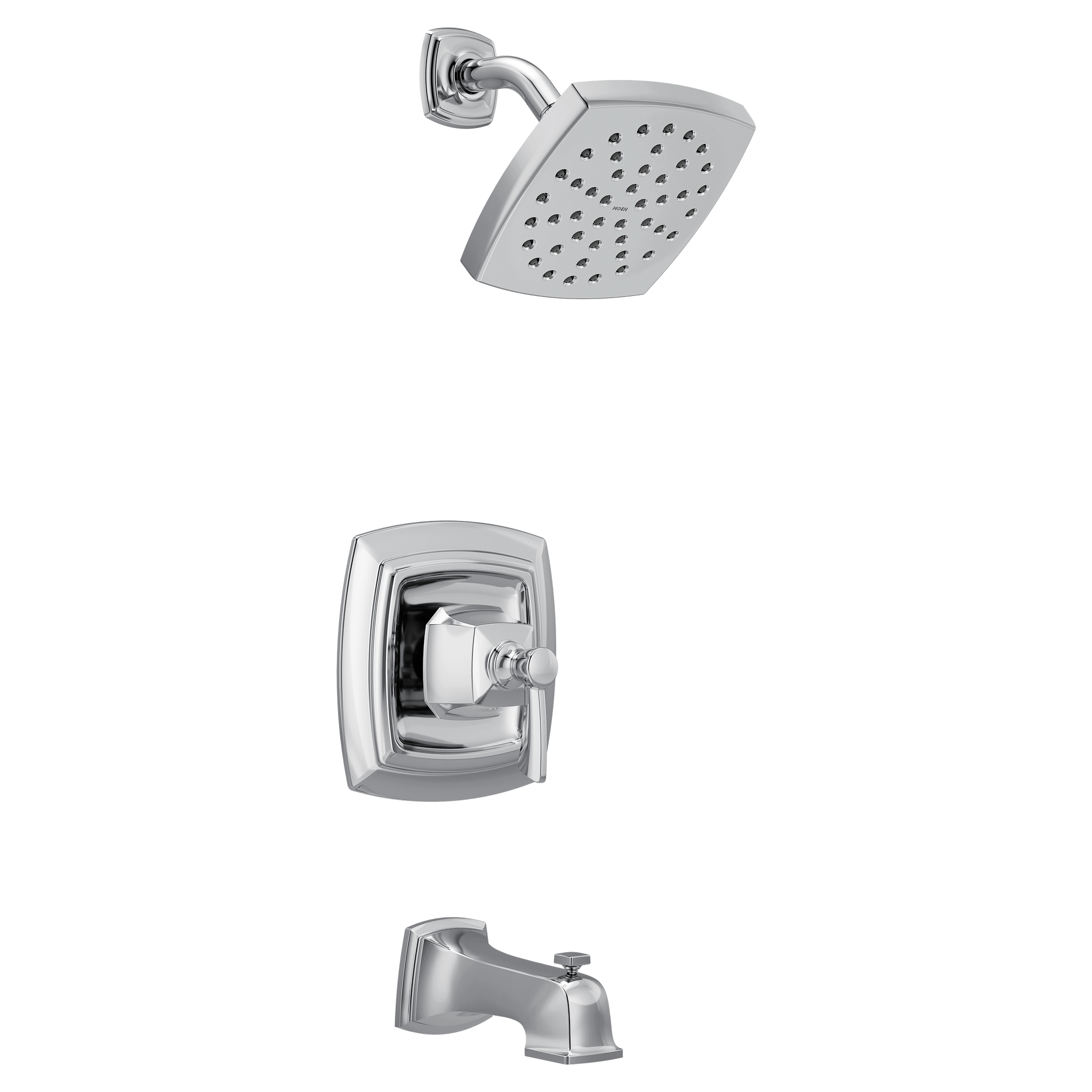 Moen 82922 Conway Posi-Temp Tub Shower Trim Kit Chrome Rainshower WaterSense - 1