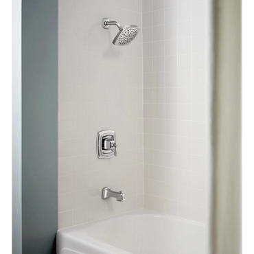 Moen 82922 Conway Posi-Temp Tub Shower Trim Kit Chrome Rainshower WaterSense - 2