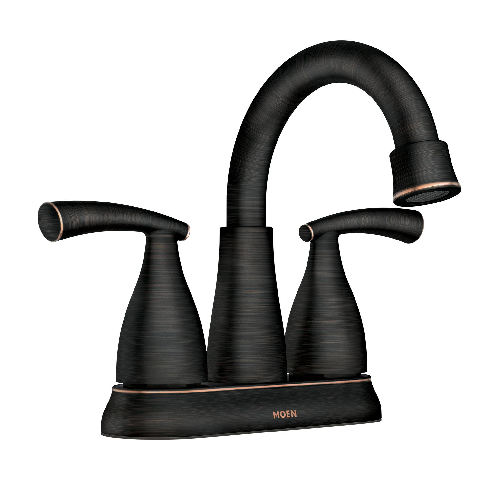 Moen 84128BRB Essie Two-Handle High Arc Bathroom Faucet Mediterranean Bronze - 1