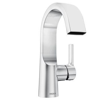 Moen 84156 Avri Single Handle High Arc Bathroom Faucet Chrome - 1