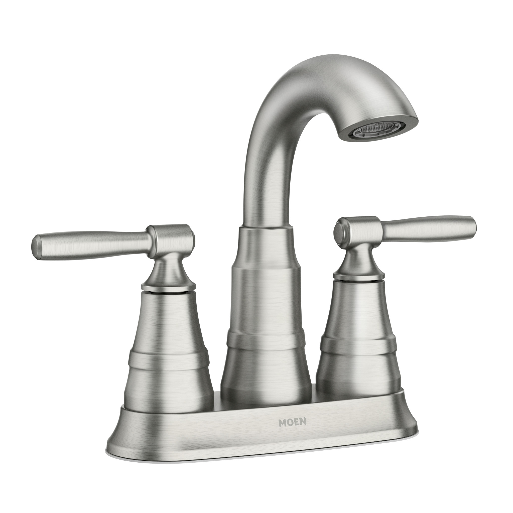 Moen 84971SRN Halle Single Handle Bathroom Faucet Spot Resist Brushed Nickel - 1