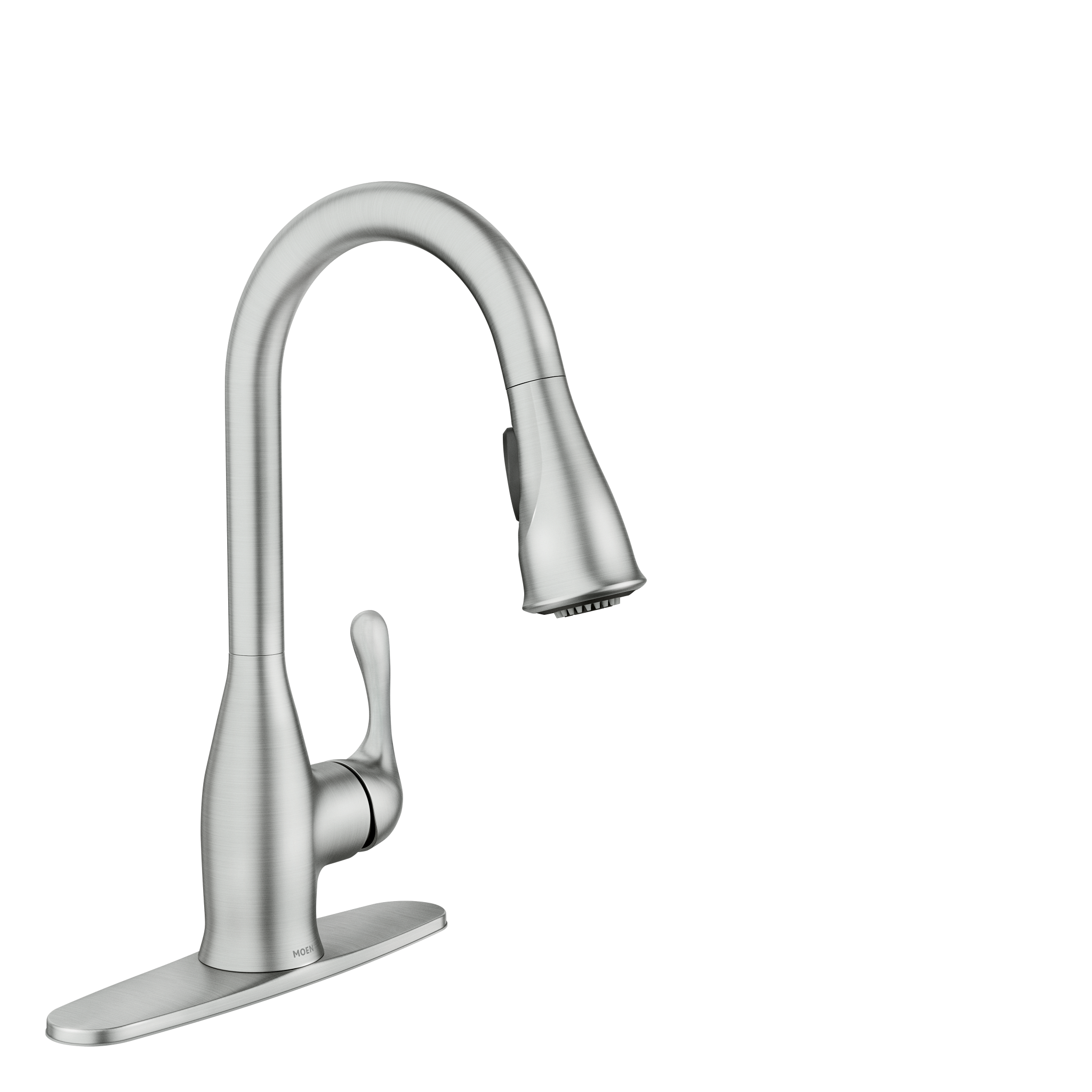 Moen 87966SRS Kaden Kitchen Faucet Spot Resist Stainless Pulldown High Arc - 1