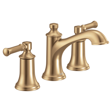 Moen Dartmoor TV6805BZG Bronzed Gold High Arc Two Handle Bathroom Faucet - 1