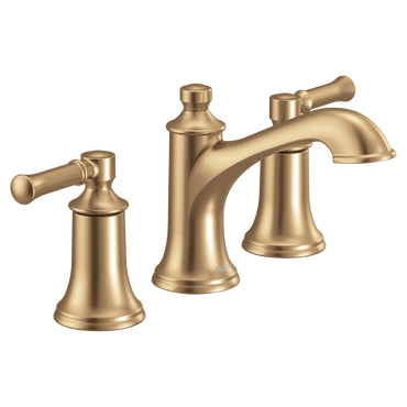 Moen Dartmoor TV6805BZG Bronzed Gold High Arc Two Handle Bathroom Faucet - 2