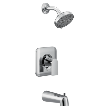 Moen Delta T2473EP Genta LX Chrome Monitor Tub and Shower Faucet Trim Kit - 2