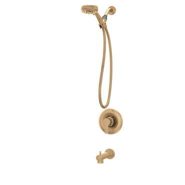 Moen Meena 82618BZG Bronzed Gold Posi-Temp Tub Shower Faucet - 1