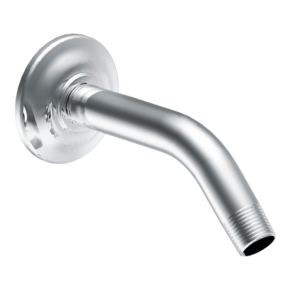 Moen S122 8" Shower Arm Extension Chrome Straight Rainshower Pipe Wall Mount - 1