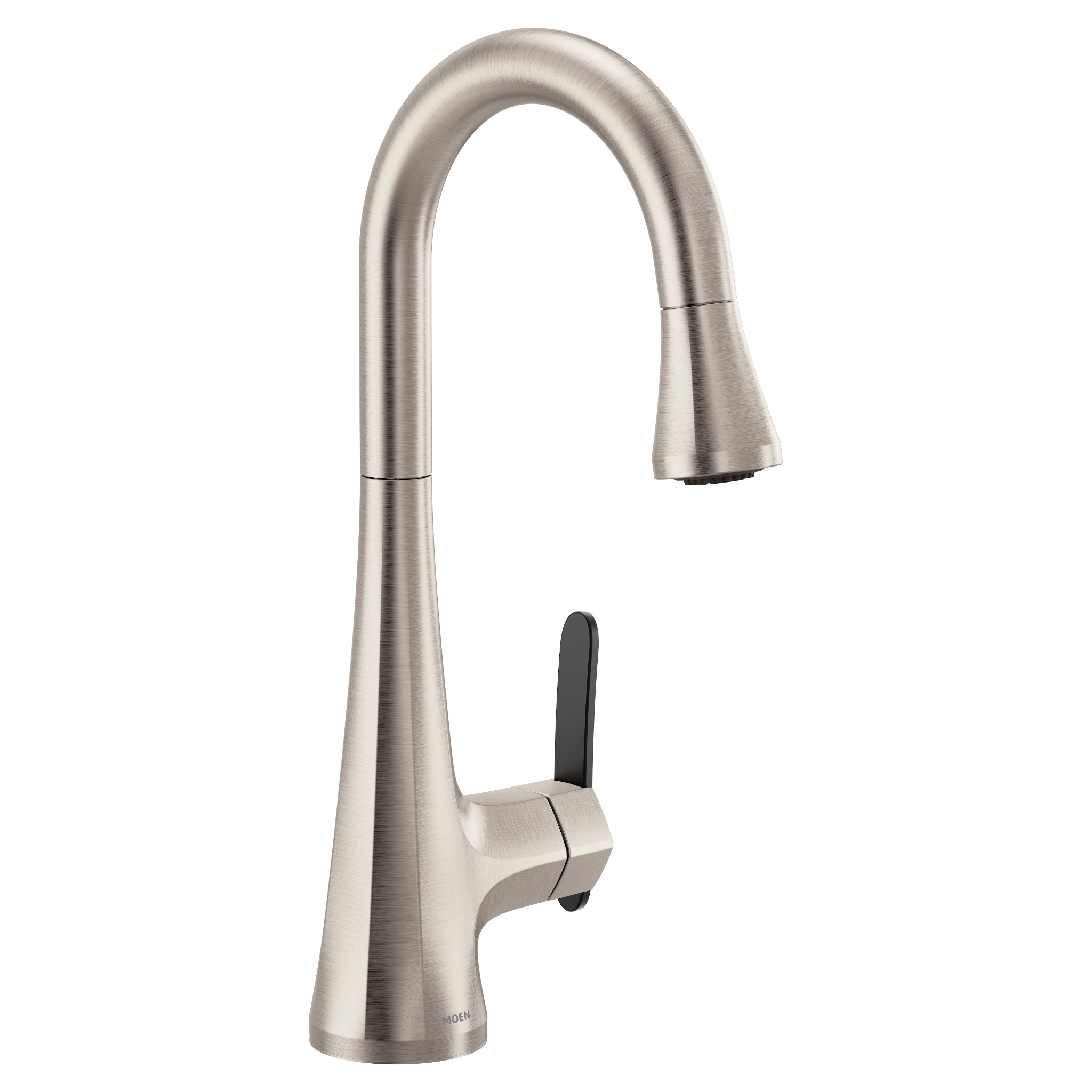 Moen Sinema S6235SRS Bar Faucet Spot Resist Stainless Pulldown High Arc - 1
