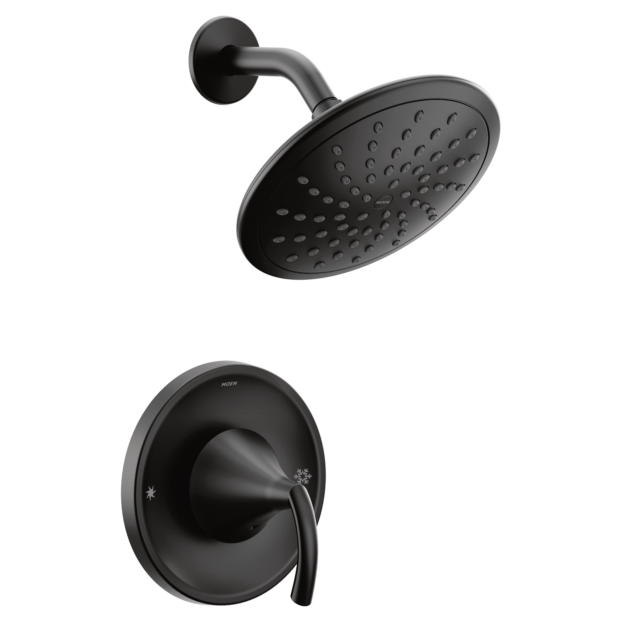 Moen T2842EPBL Glyde with Eco-Performance Rainshower Matte Black - 1