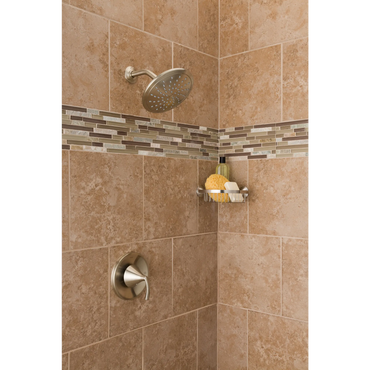 Moen T2842EPBN Glyde Posi-Temp Shower Trim Brushed Nickel 8in Rainshower - 2