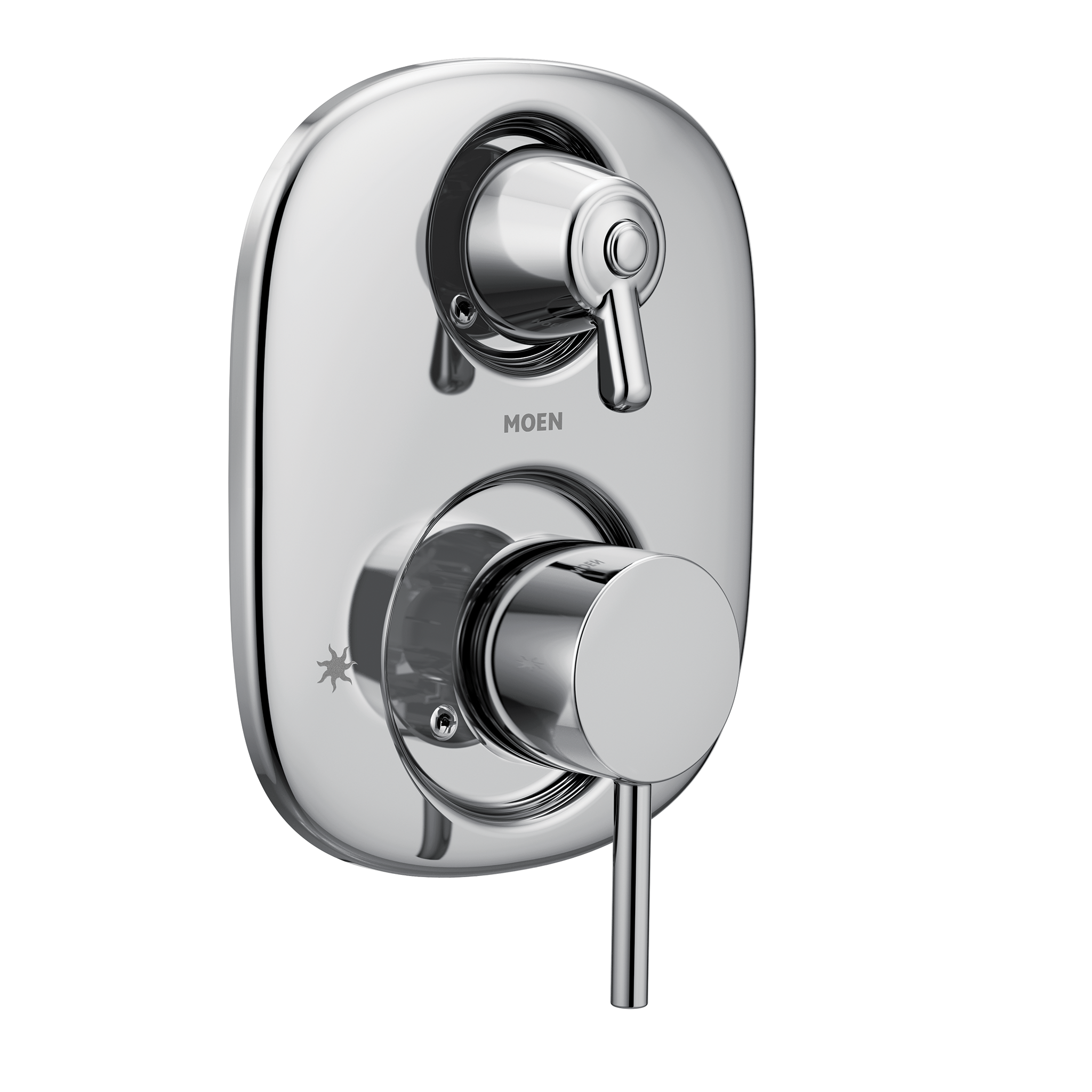 Moen T3290 Align Moentrol Transfer Valve Trim Chrome Modern Lever Handle - 1