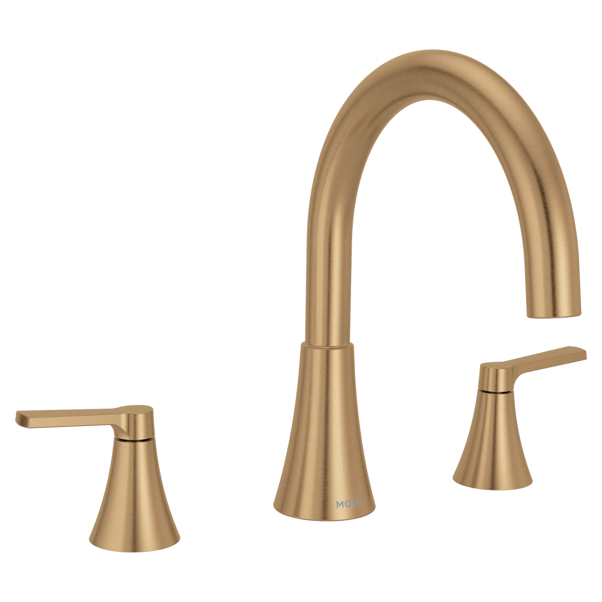 Moen T430BZG Jase Bronzed Gold Two Handle Roman Tub Faucet Trim Kit - 2