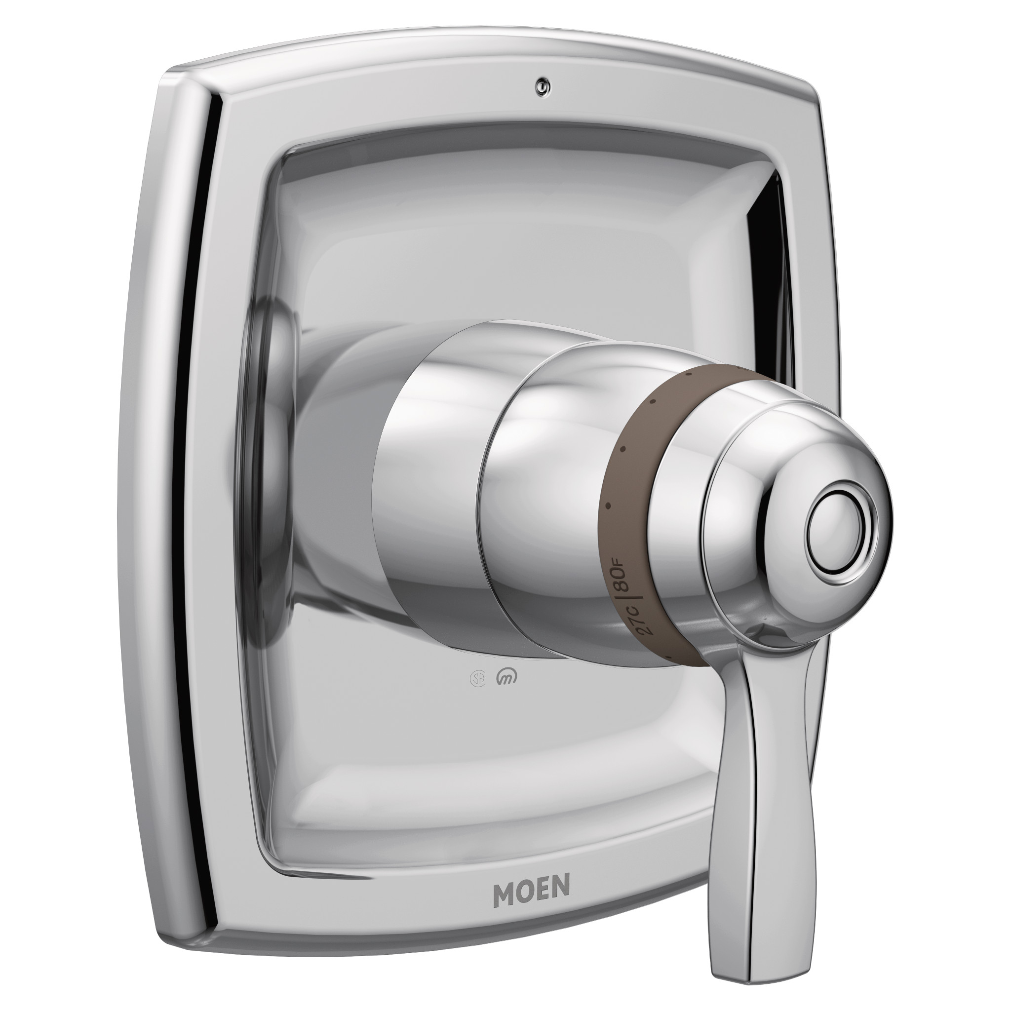Moen T4691 Voss ExactTemp Chrome Thermostatic Valve Trim Kit, Valve Required - 1