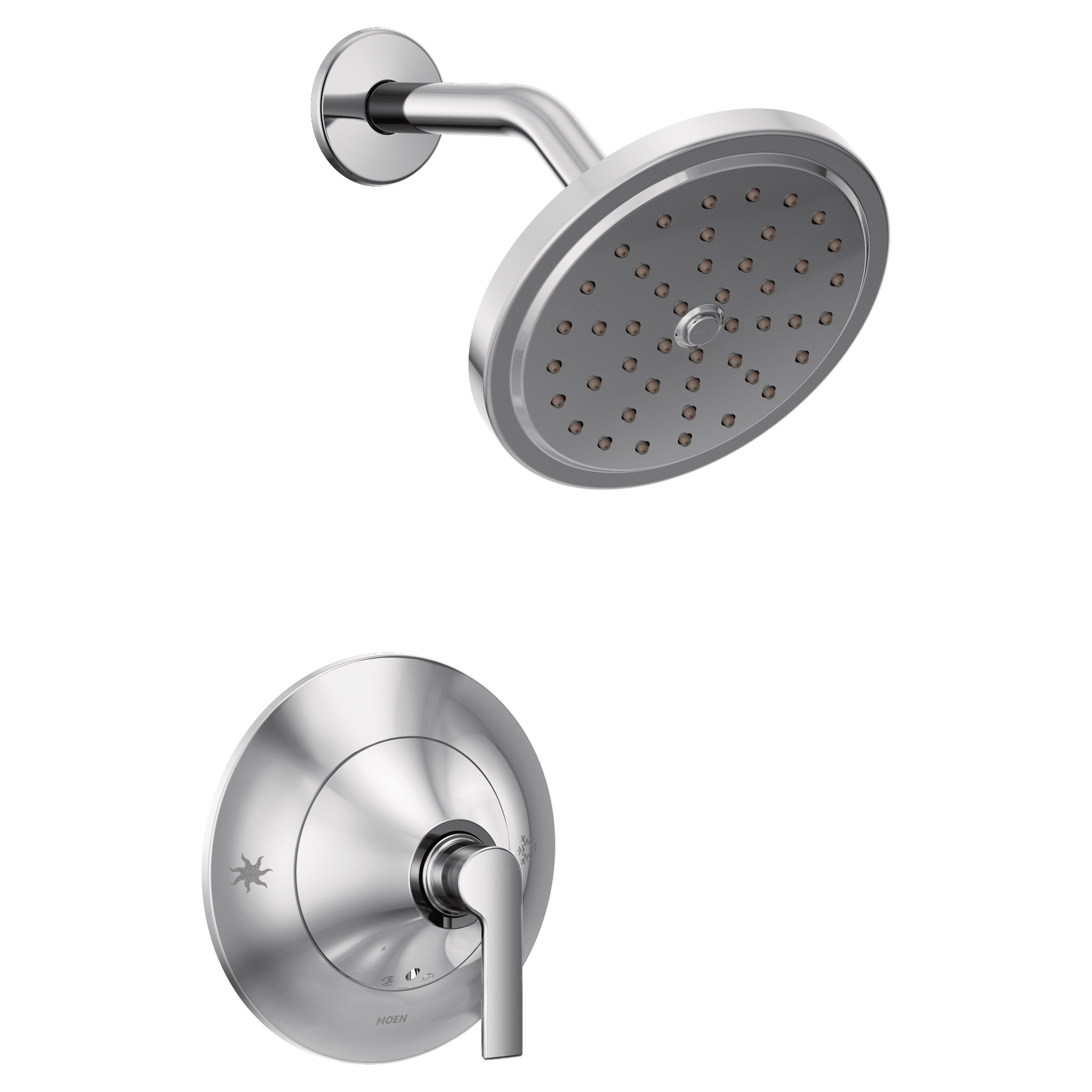 Moen TS2202EP Doux Posi-Temp Shower Trim Kit Chrome Eco-Performance - 1