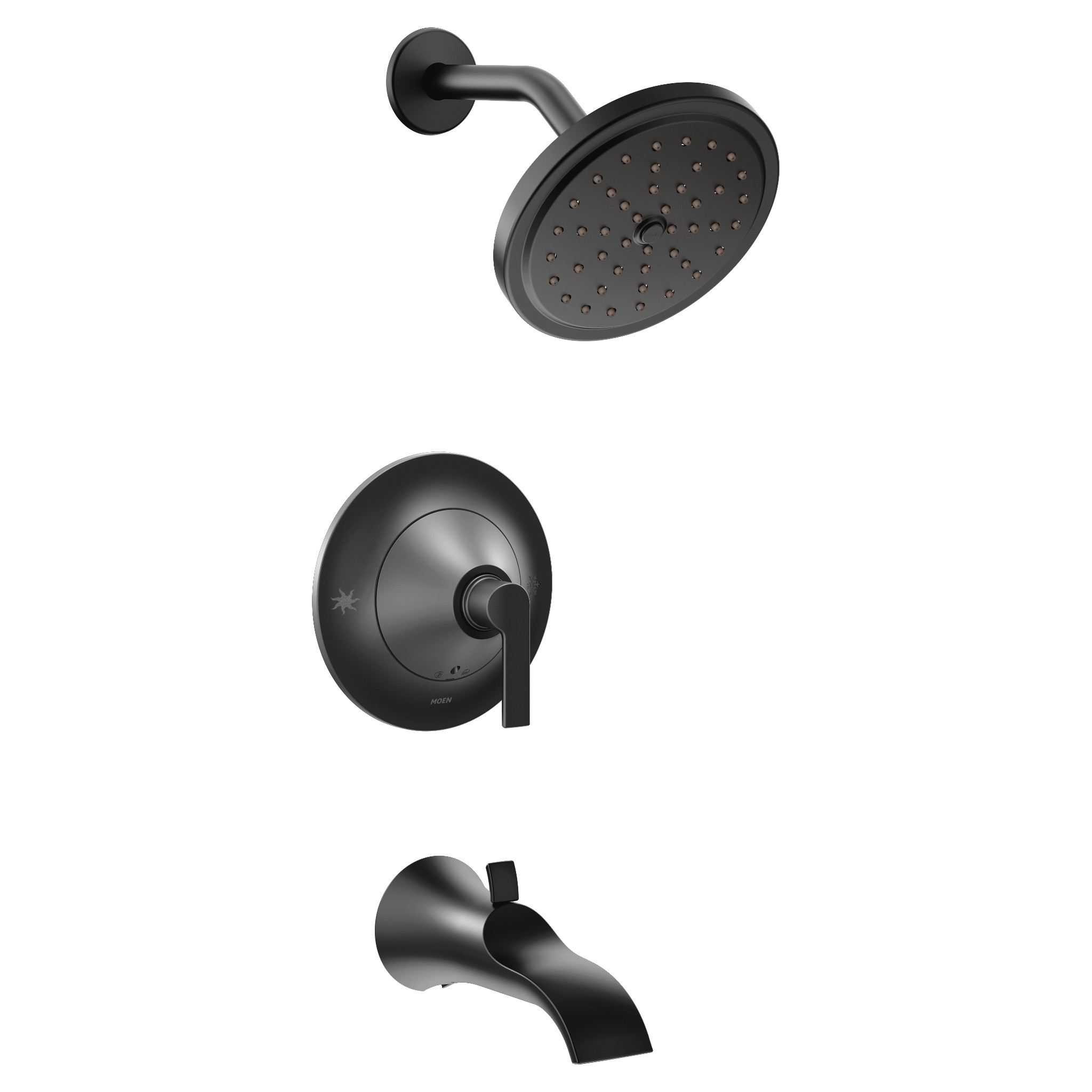 Moen TS2203EPBL Doux Posi-Temp Tub & Eco-Performance Shower Trim Kit - 1