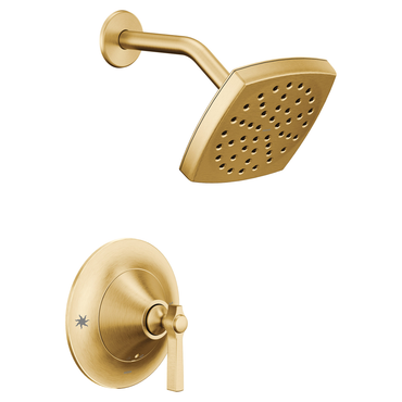 Moen TS2912EPBG Flara Shower Trim Kit Posi-Temp Brushed Gold Rainshower - 1