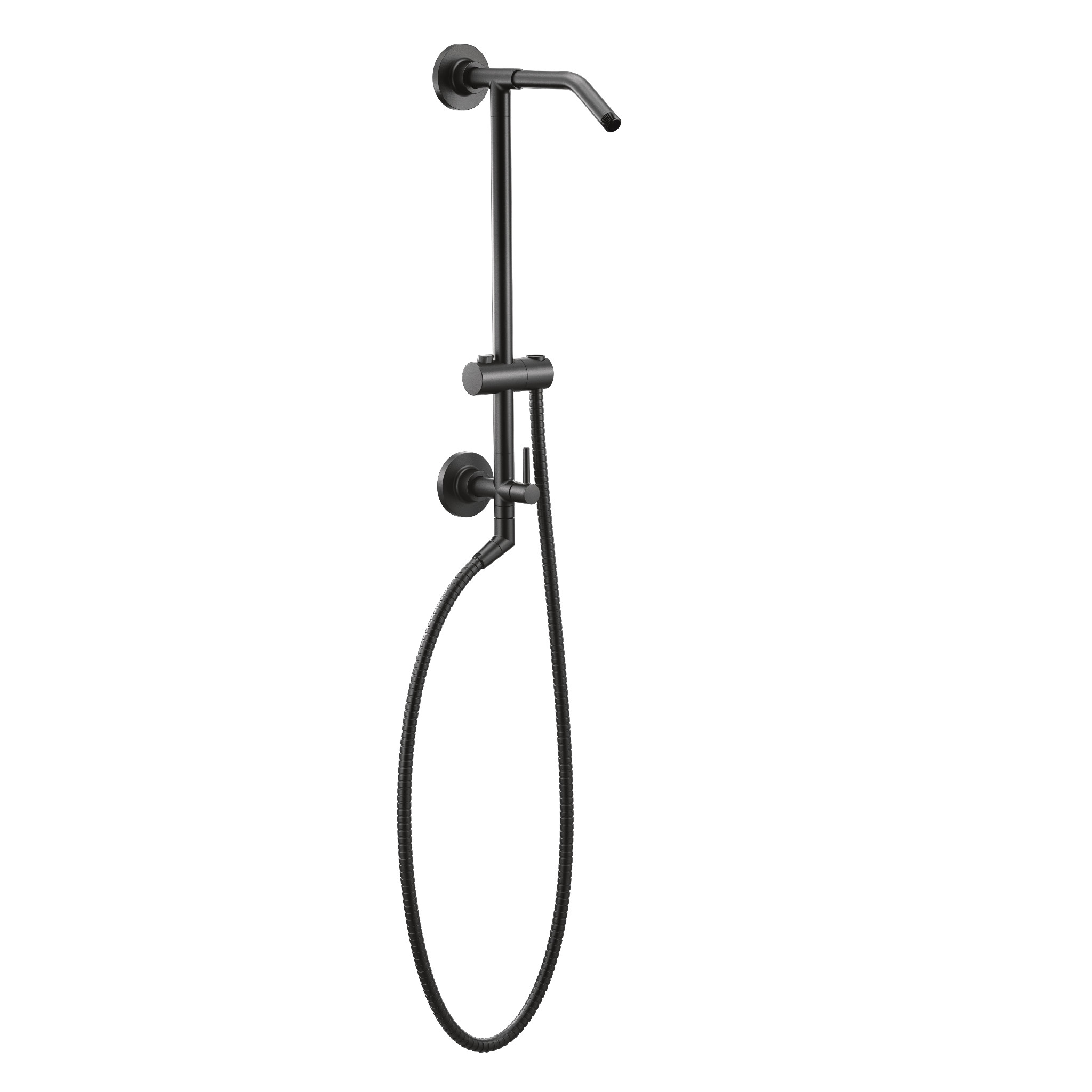 Moen TS3661NHBL Annex Matte Black Shower Rail System No Showerhead - 1