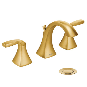 Moen TV6905BG Voss Widespread Bathroom Faucet Brushed Gold High Arc - 2