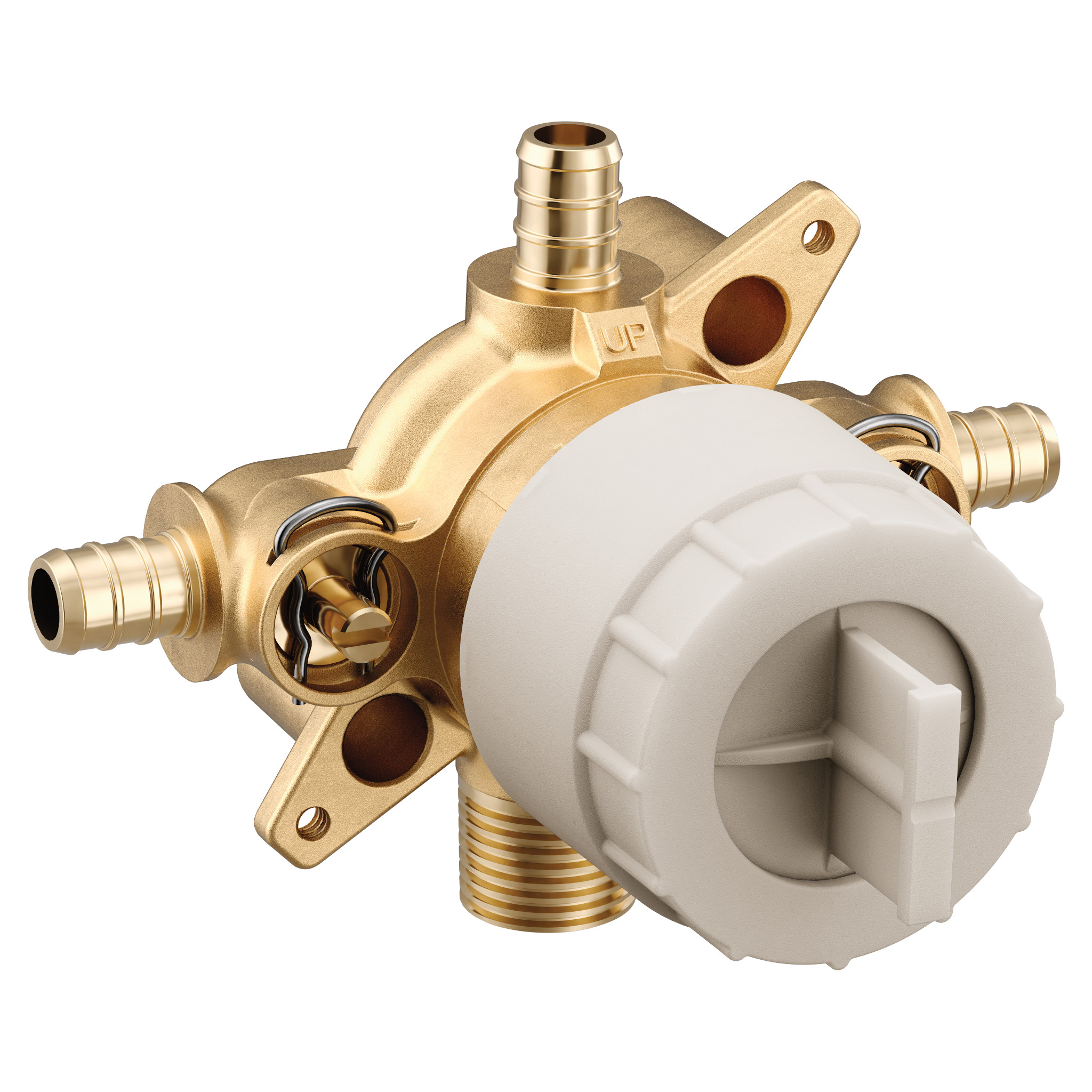 Moen U140XS M-CORE 4 Port Shower Valve 1/2 Crimp Ring PEX With Stops - 1