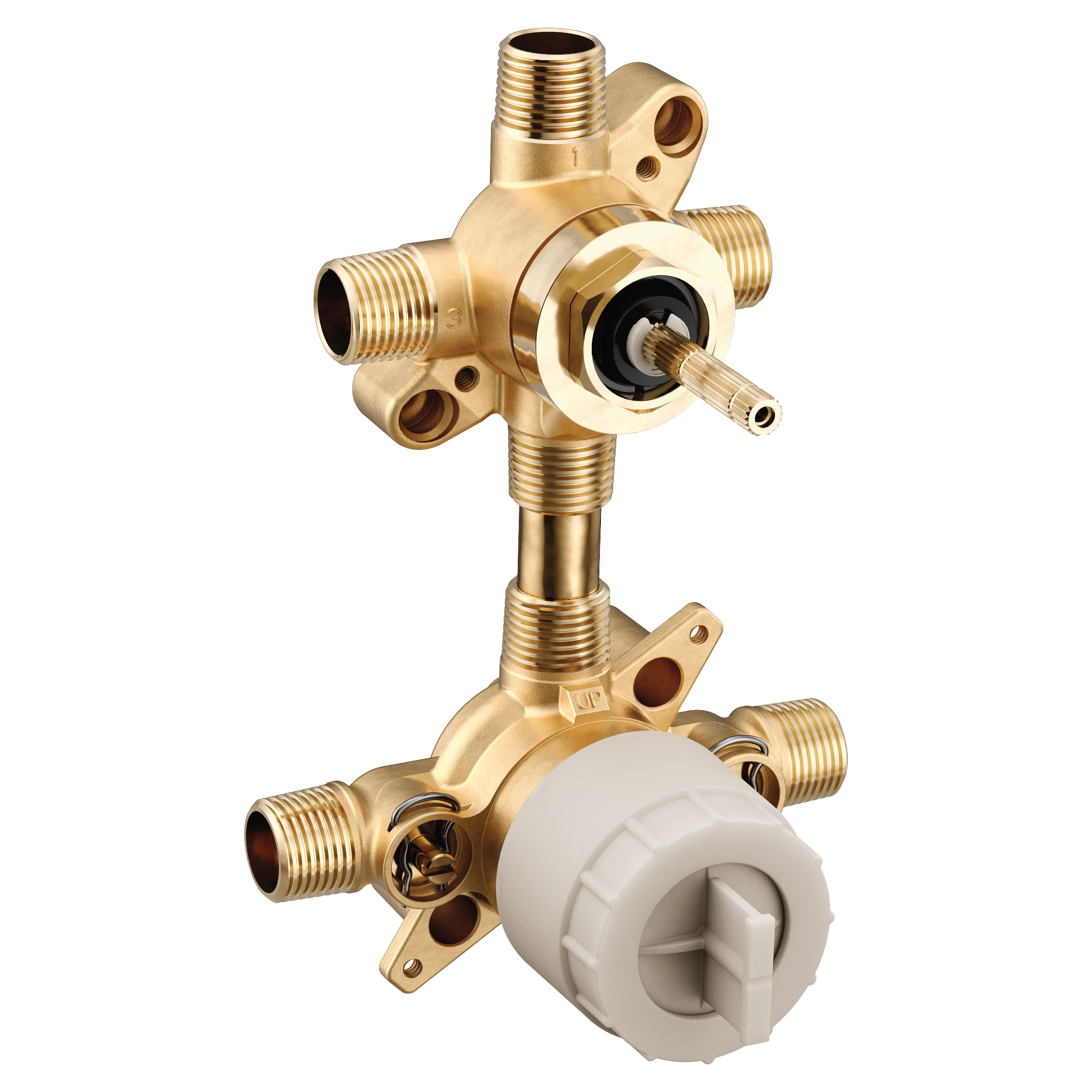 Moen U362CIS M-CORE Transfer Valve with Pressure Balancing Stops 3 Outlet - 1
