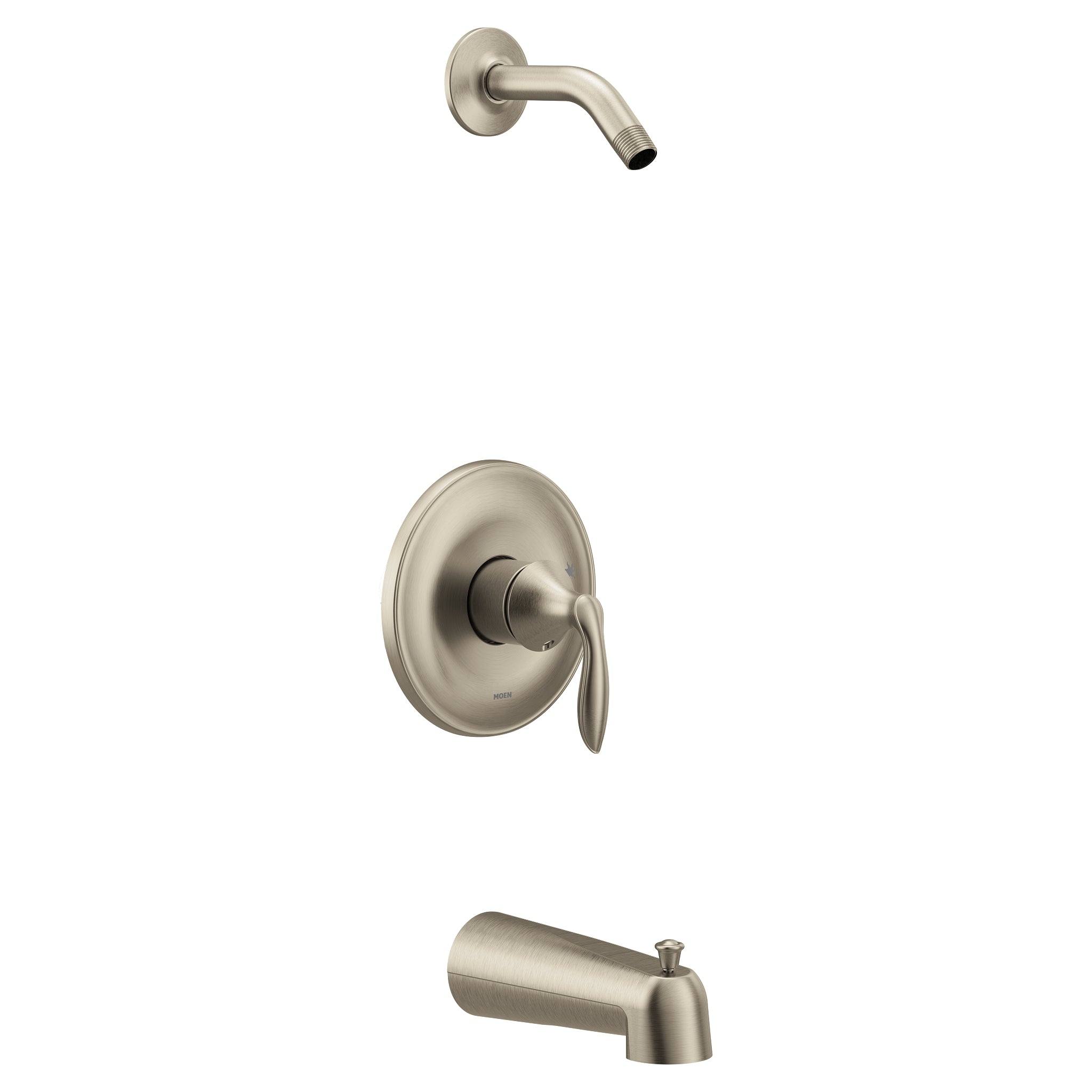 Moen UT2133NHBN Eva Brushed Nickel M-CORE Tub Shower Trim Kit No Head - 1