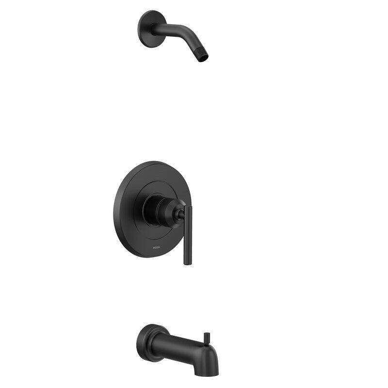 Moen UT2903NHBL Gibson Matte Black M-CORE Tub Shower Trim Kit No Head - 1
